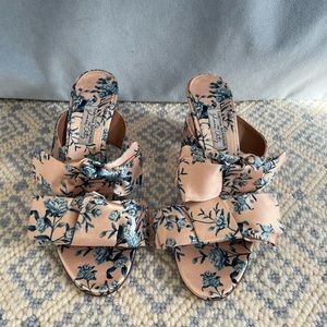 Tabitha Simmons x Johanna Ortiz Lollie Silk Heels Size 7